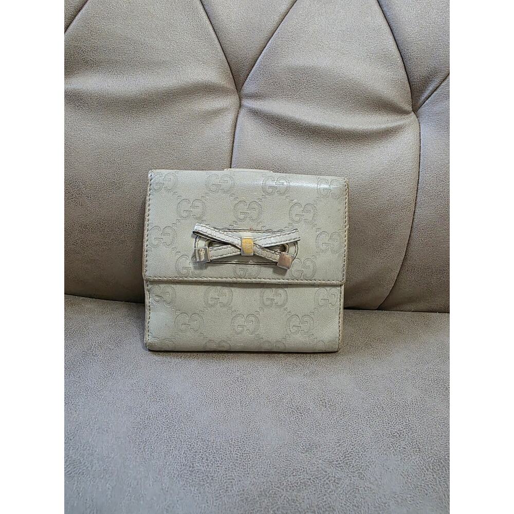 Gucci Guccissima Leather Princy Compact Wallet EUC